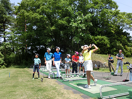第122回PFGAジュニアレッスン会 久邇CC 5月27日(日)  藤原担当
